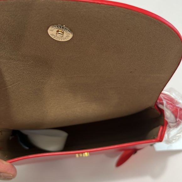 NWT Cider Classic Mini, Red, Crossbody, Faux Leather, Adjust Strap, Bag, Purse - Picture 12 of 16